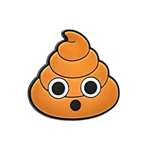 Orange surprise face poop